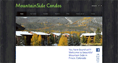Desktop Screenshot of mountainsidecondos.com